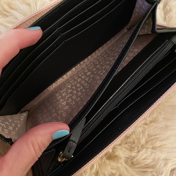 Kate Spade New York Mavis Street Neda Sparkle Rose Gold Wallet, EUC - Picture 9 of 13